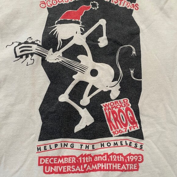 Acoustic Christmas Vintage Long Sleeved Tee-Shirt 1993, size XL